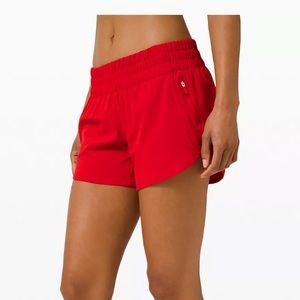 Lululemon tracker low rise 4 inch short